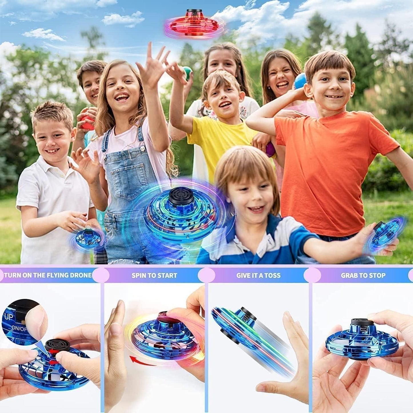 Elite Magic Flying UFO Spinner Toy