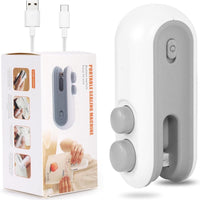 Portable Mini Sealing Machine 2 in 1 USB Rechargeable Magnetic Bag Sealer Heat Seal with Cutter